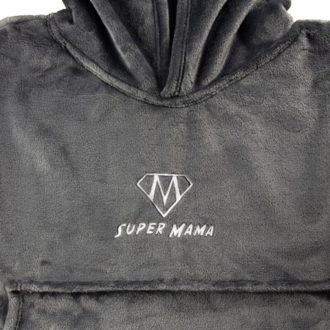 Froster Bluzair SUPER MAMA - Bluza koc - Szary - prezent na dzień mamy