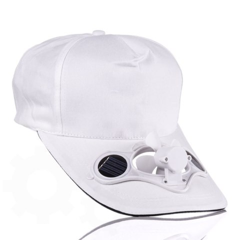 Froster Czapka z wiatraczkiem Biały na upały lato chłodzi