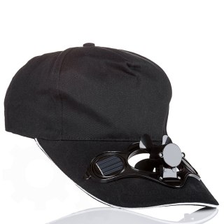 Froster Czapka z wiatraczkiem Czarny daszkiem chłodzi