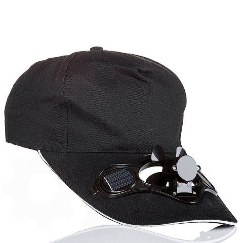 Froster Czapka z wiatraczkiem Czarny daszkiem chłodzi Froster Czapka z wiatraczkiem Czarny daszkiem chłodzi