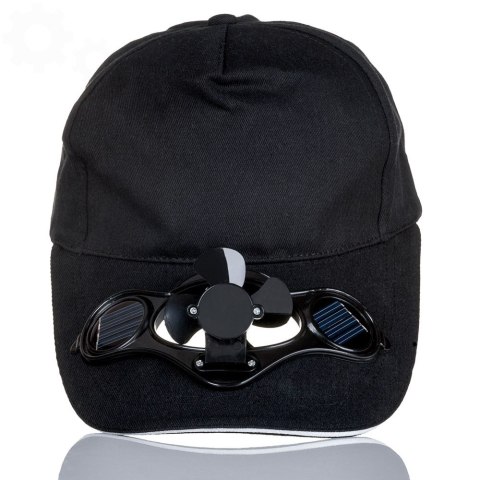 Froster Czapka z wiatraczkiem Czarny daszkiem chłodzi Froster Czapka z wiatraczkiem Czarny daszkiem chłodzi