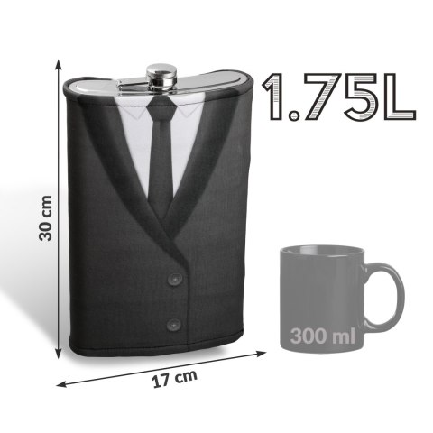 Froster Gigantyczna Piersiówka Gentleman dla chłopaka