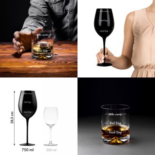 Froster Kieliszek i szklanka w etui prezent Młodej Pary