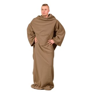 Froster Kocyk Szlafrok Cappuccino koc beżowy z rękawami