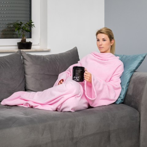 Froster Kocyk Szlafrok Jasny Róż prezent żony dziewczyny