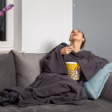 Froster Kocyko - Szlafrok Grafit prezent dla MĘŻA chłopaka