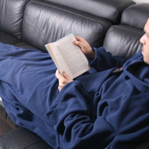 Froster Kocyko - Szlafrok Granatowy prezent MĘŻA chłopaka