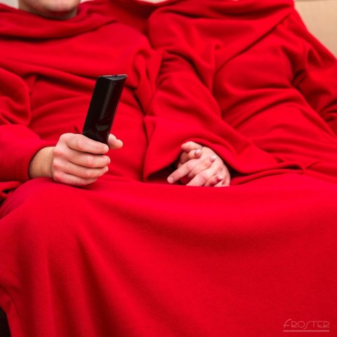 Froster Kocyko - Szlafrok dla Pary Czerwony prezent ŚLUBNY