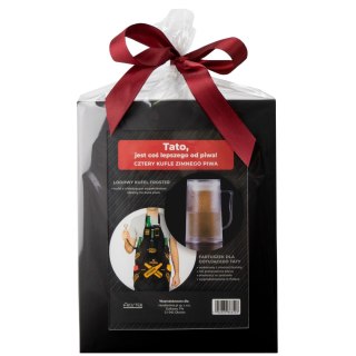 Froster Lodowy Kufel i Fartuszek dla Taty na Dzień Ojca