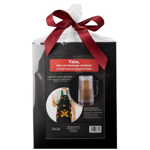 Froster Lodowy Kufel i Fartuszek dla Taty na Dzień Ojca