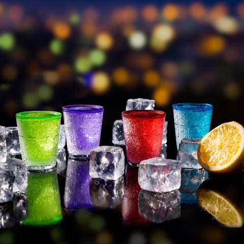 Froster Nietopniejące kieliszki lodowe na 18 osiemnastkę