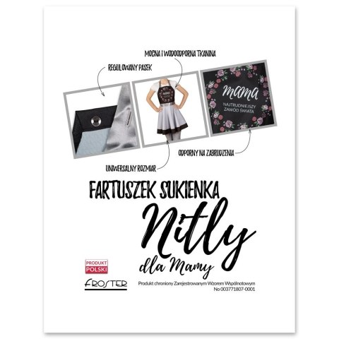 Froster Nitly dla Mamy Fartuszek Sukienka na DZIEŃ MATKI