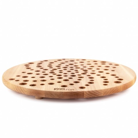 Froster Pizza Aerator Deska na Pizzę Drewniania Okrągła