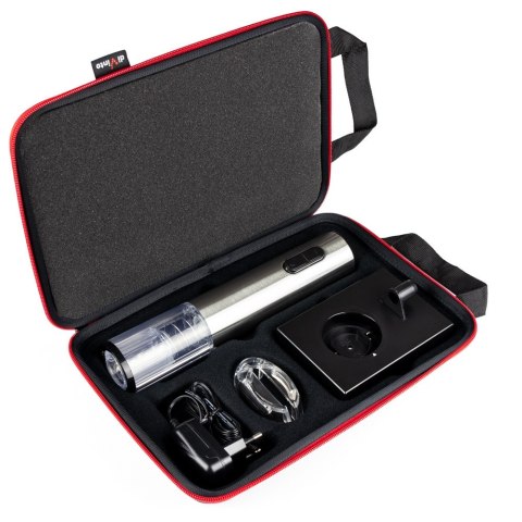 DiVinto Silver Twister Deluxe korkociąg zestaw prezentowy