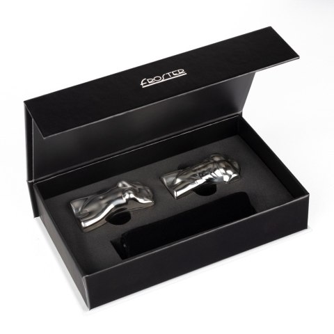 Froster 2 metalowe kostki do drinków prezent parapetówka