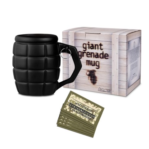 Froster Gigantyczny Kubek Granat Czarny prezent Dzień Ojca