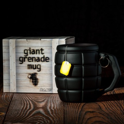 Froster Gigantyczny Kubek Granat Czarny prezent Dzień Ojca