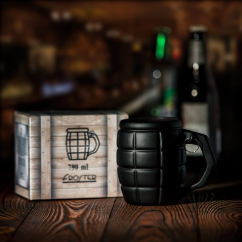 Froster Gigantyczny Kubek Granat Czarny prezent Dzień Ojca