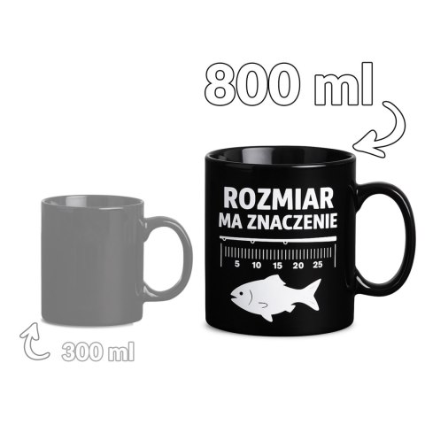 Froster Gigantyczny Kubek dla Wędkarza - Rozmiar ma znaczenie - Prezent dla Taty Froster Gigantyczny Kubek dla Wędkarza - Rozmiar ma znaczenie - Prezent dla Taty