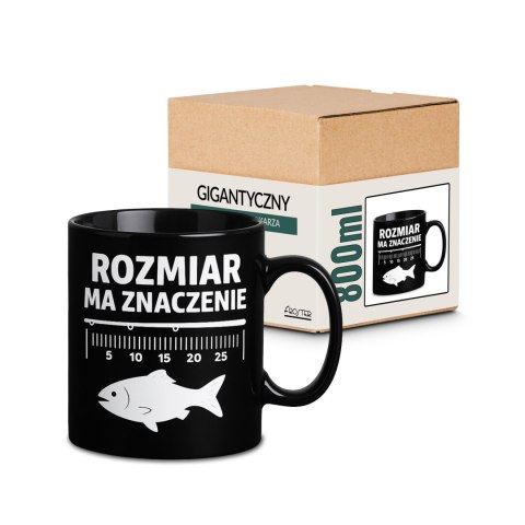 Froster Gigantyczny Kubek dla Wędkarza - Rozmiar ma znaczenie - Prezent dla Taty Froster Gigantyczny Kubek dla Wędkarza - Rozmiar ma znaczenie - Prezent dla Taty