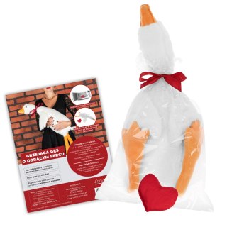 Froster Grzejąca Gęś o Gorącym Sercu XL 90 cm - prezent dla kobiety, dziewczyny