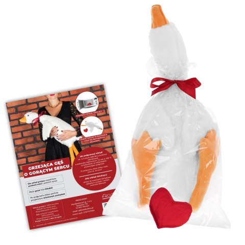 Froster Grzejąca Gęś o Gorącym Sercu XL 90 cm - prezent dla kobiety, dziewczyny