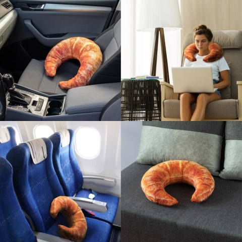 Froster Grzejący Croissant poduszka termofor pestki wiśni