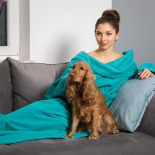 Froster Kocyk Szlafrok Miętowy prezent dla żony dziewczyny