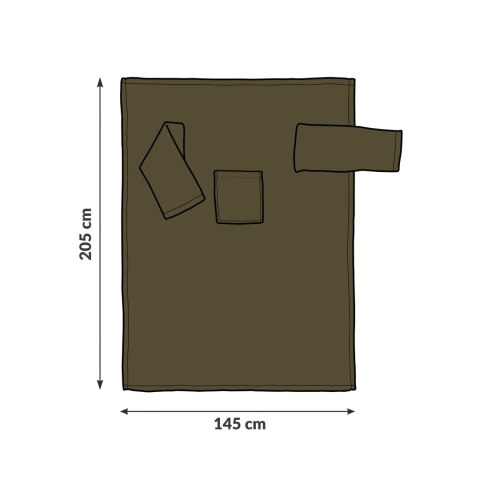 Froster Kocyko - Szlafrok Oliwkowy prezent MĘŻA chłopaka