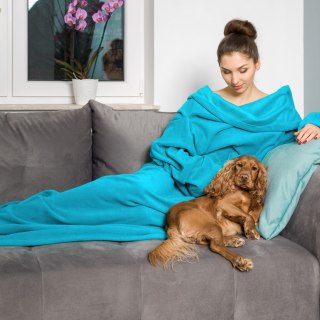 Froster Kocyko-szlafrok SUPER MAMA - Niebieski - prezent na dzień mamy