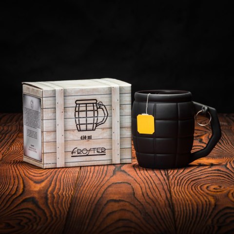 Froster Kubek Granat Czarny prezent Dzień Ojca Dziadka