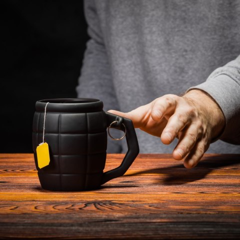 Froster Kubek Granat Czarny prezent Dzień Ojca Dziadka