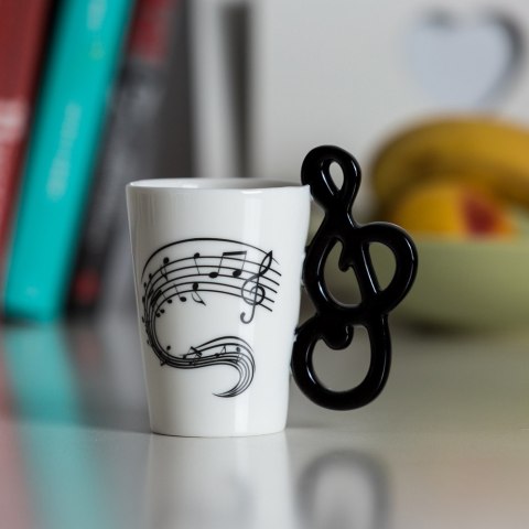 Froster Kubek Muzyka - Klucz Wiolinowy - w pudełku prezentowym - prezent dla muzyka