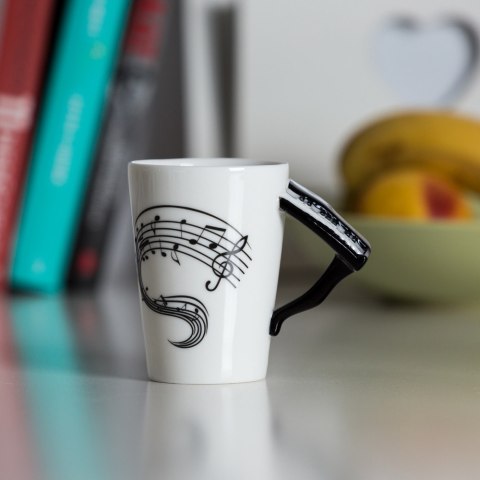 Froster Kubek Muzyka - Pianino Fortepian - prezent dla pianisty, muzyka, melomana