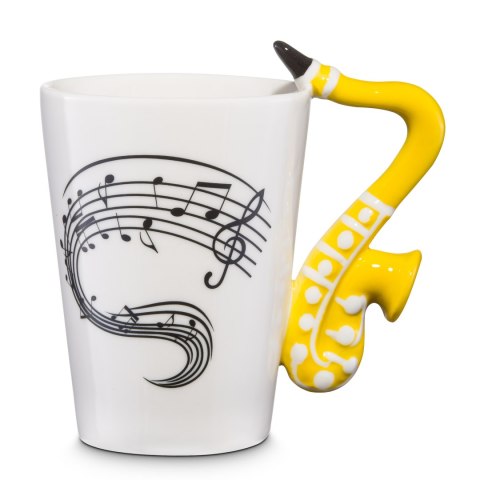 Froster Kubek Muzyka - Saksofon - w pudełku prezentowym - prezent dla saksofonisty