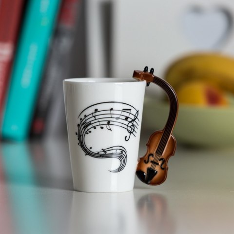 Froster Kubek Muzyka - Skrzypce - w pudełku prezentowym - prezent dla skrzypka