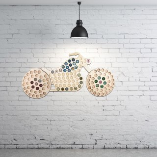 Froster Łapacz Kapsli Motocykl oryginalny prezent piwosza