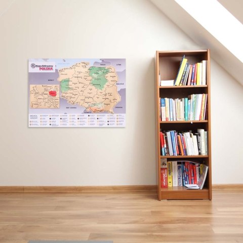 Froster Mapa Odkrywcy Polska zdrapka PODRÓŻNIKA prezent