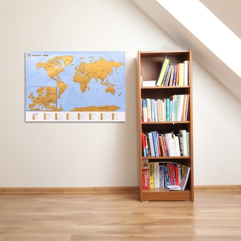 Froster Mapa Zdrapka Odkrywcy - Świat (EN)