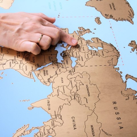 Froster Mapa Zdrapka Odkrywcy - Świat (EN)