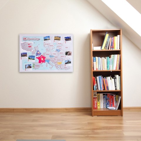 Froster Mapa Zdrapka dla Dwojga Pary plakat Europa w tubie