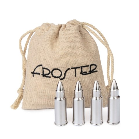 Froster Metalowe Pociski do Drinków - Srebrne