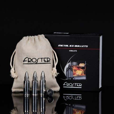 Froster Metalowe Pociski do Drinków - Srebrne