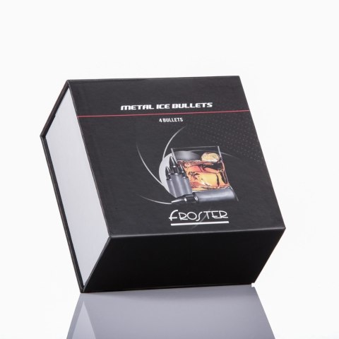 Froster Metalowe Pociski do Drinków - Srebrne