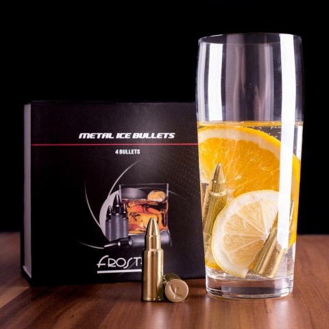 Froster Metalowe Pociski do Drinków - Złote