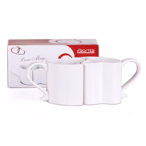 Froster Zakochane kubki Biały zestaw komplet Mąż Żona ŚLUB