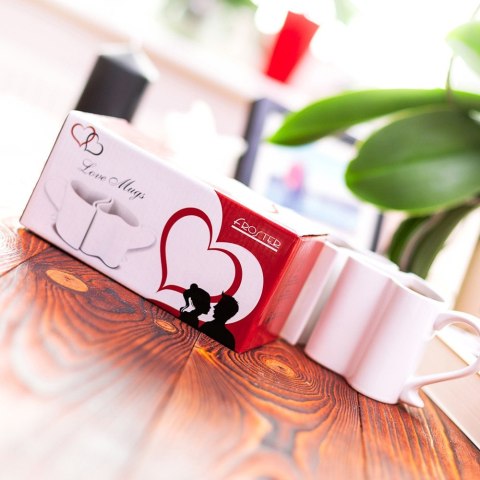 Froster Zakochane kubki Biały zestaw komplet Mąż Żona ŚLUB