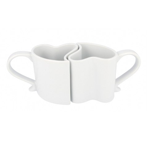 Froster Zakochane kubki Biały zestaw komplet Mąż Żona ŚLUB