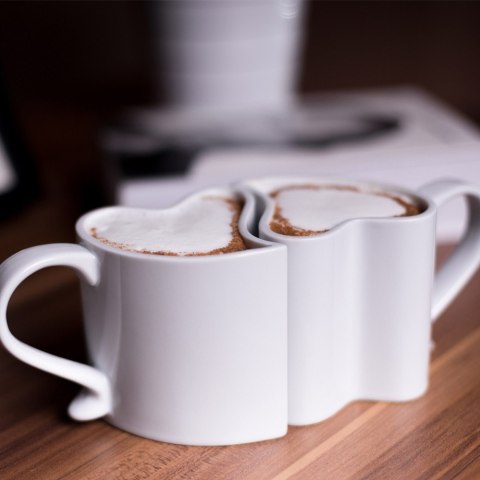 Froster Zakochane kubki Biały zestaw komplet Mąż Żona ŚLUB