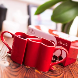 Froster Zakochane kubki Czerwony zestaw Mąż Żona Rocznica